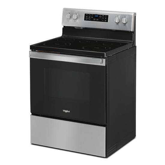Model: WFE535S0JS | Whirlpool 5.3 cu. ft. Whirlpool® electric range with Frozen Bake™ technology