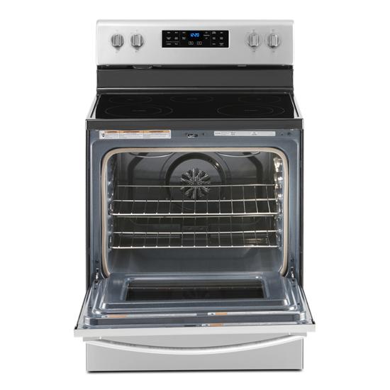 Model: WFE535S0JS | Whirlpool 5.3 cu. ft. Whirlpool® electric range with Frozen Bake™ technology