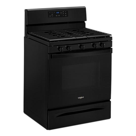 Model: WFG525S0JB | Whirlpool 5.0 cu. ft. Whirlpool® gas range with center oval burner