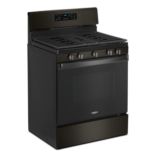 Model: WFG525S0JV | Whirlpool 5.0 cu. ft. Whirlpool® gas range with center oval burner