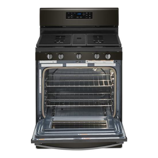 Model: WFG525S0JV | Whirlpool 5.0 cu. ft. Whirlpool® gas range with center oval burner