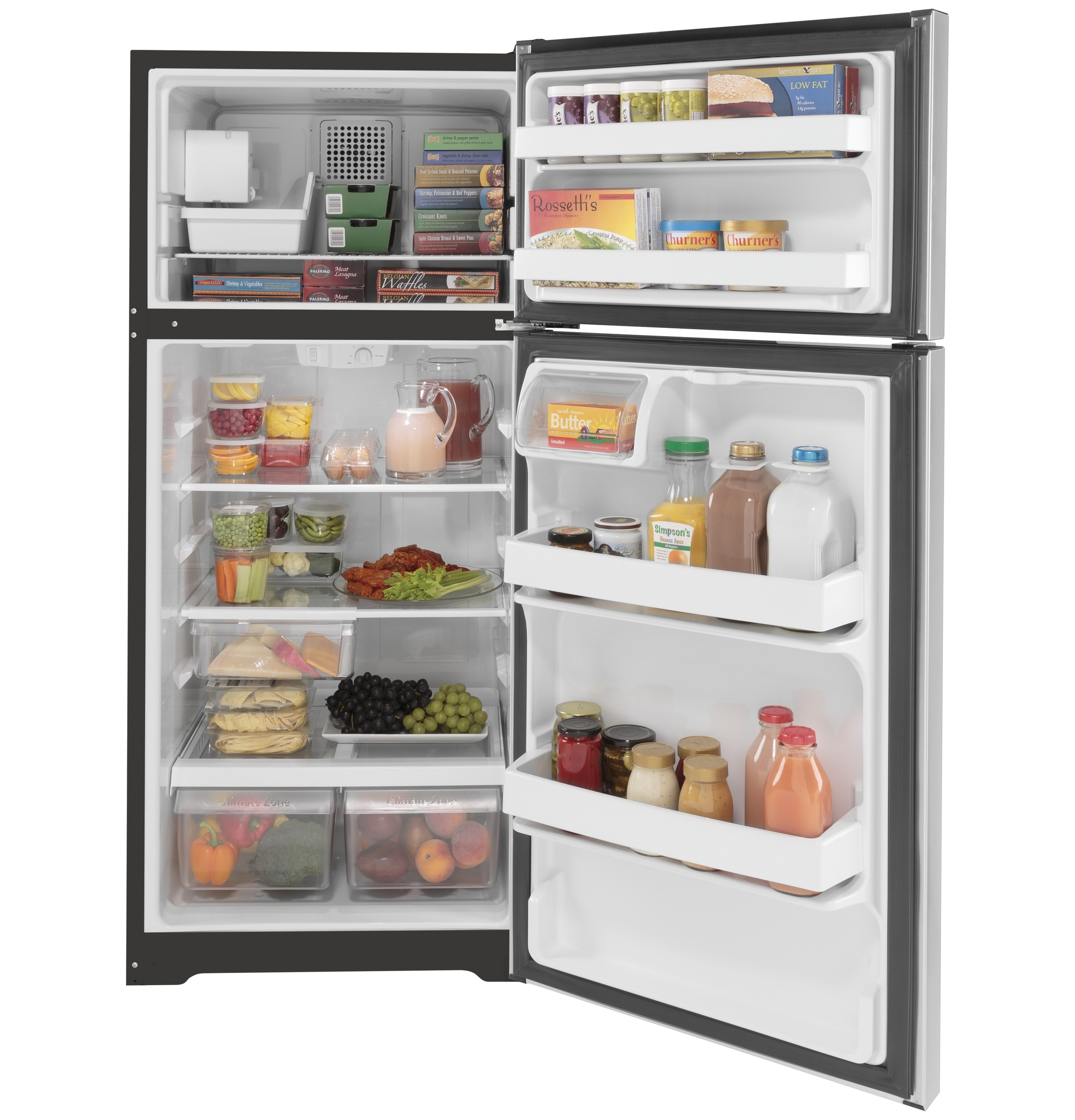 GE GIE17GSNRSS GE® ENERGY STAR® 16.6 Cu. Ft. TopFreezer