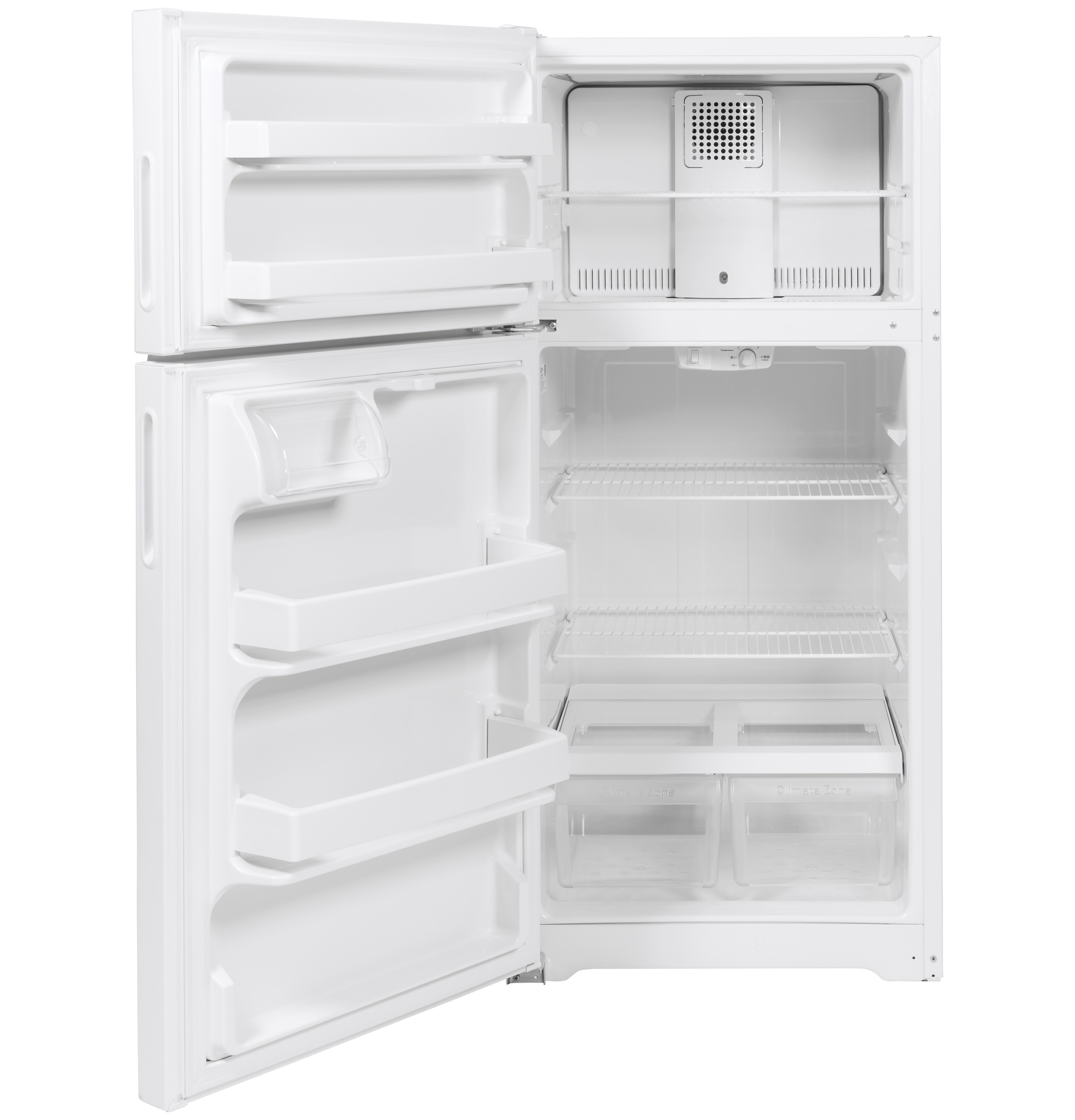 Hotpoint - HPS16BTNLWW - Hotpoint® 15.6 Cu. Ft. Recessed Handle Top ...