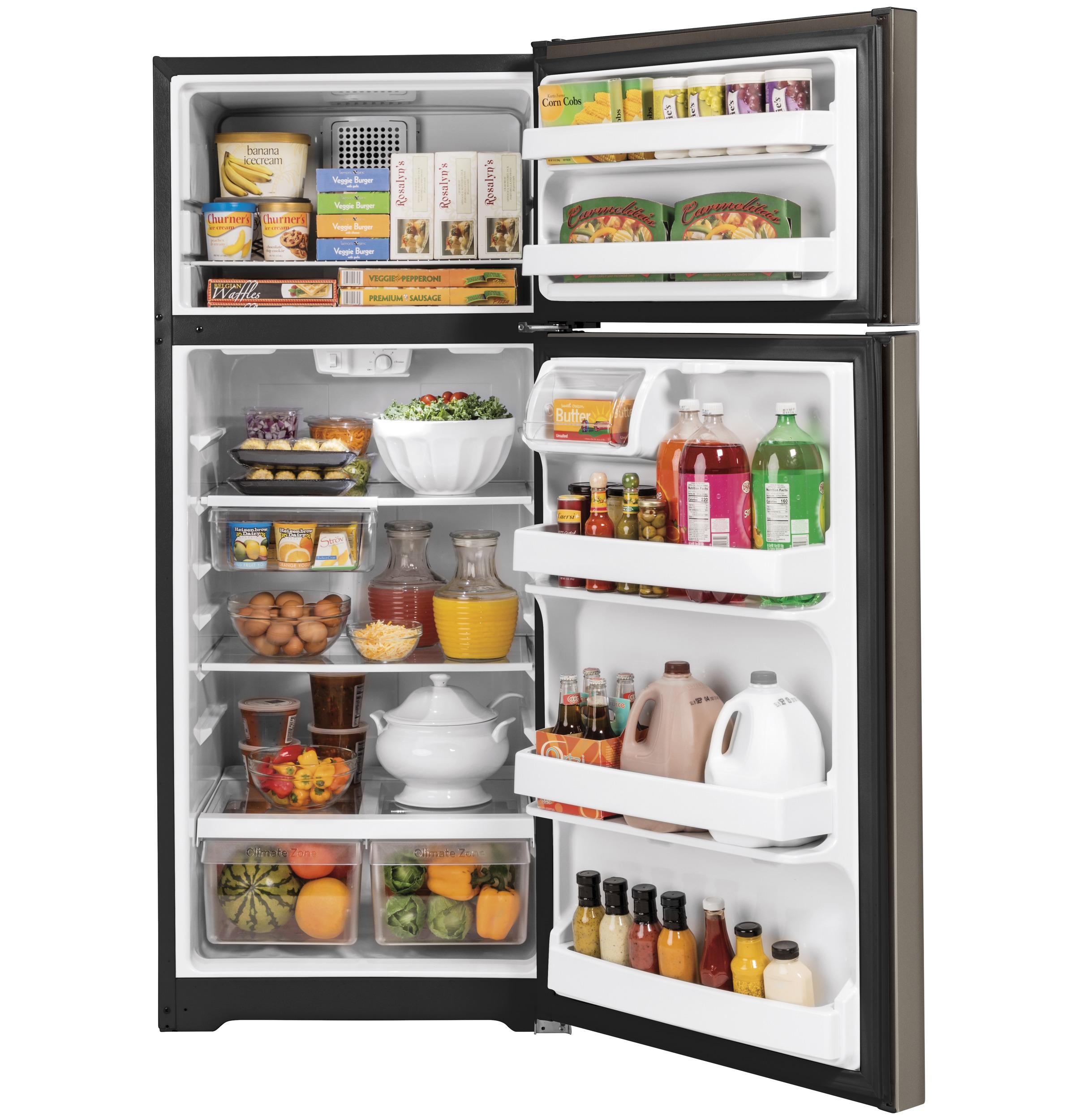 GE GTE18GMNRES GE® ENERGY STAR® 17.5 Cu. Ft. TopFreezer
