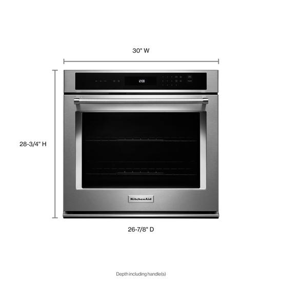 KitchenAid 30" Single Wall Oven with Even-Heat™ Thermal Bake/Broil