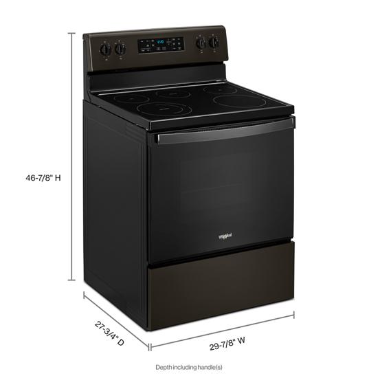 Whirlpool 5.3 cu. ft. Whirlpool® electric range with Frozen Bake™ technology
.