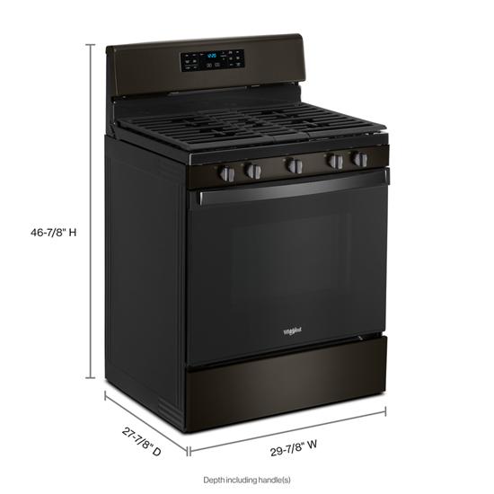 Model: WFG535S0JV | Whirlpool 5.0 cu. ft. gas convection oven with fan convection cooking