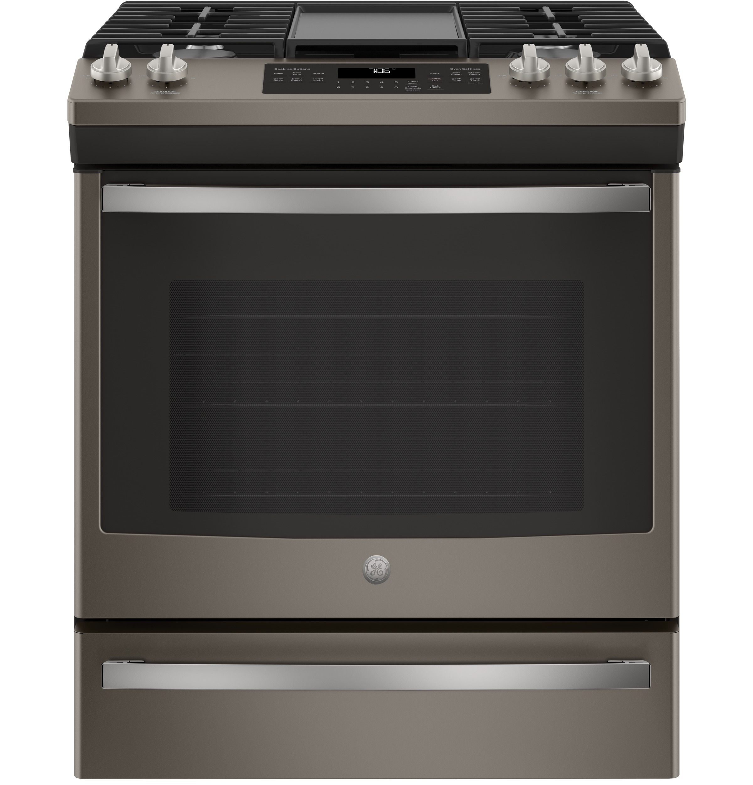 GE JGS760SPSS GE® 30" SlideIn FrontControl Convection Gas Range
