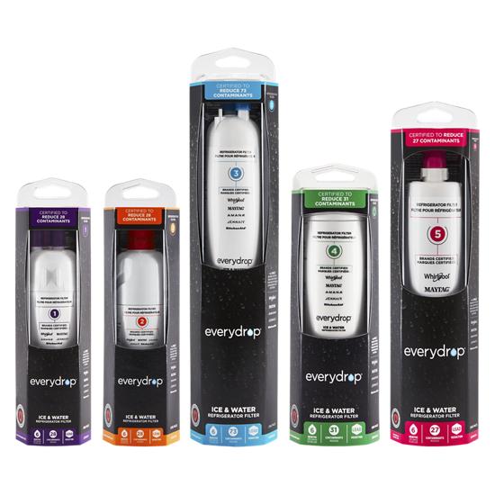 Model: EDR4RXD1 | EveryDrop everydrop® Refrigerator Water Filter 4 - EDR4RXD1 (Pack of 1)