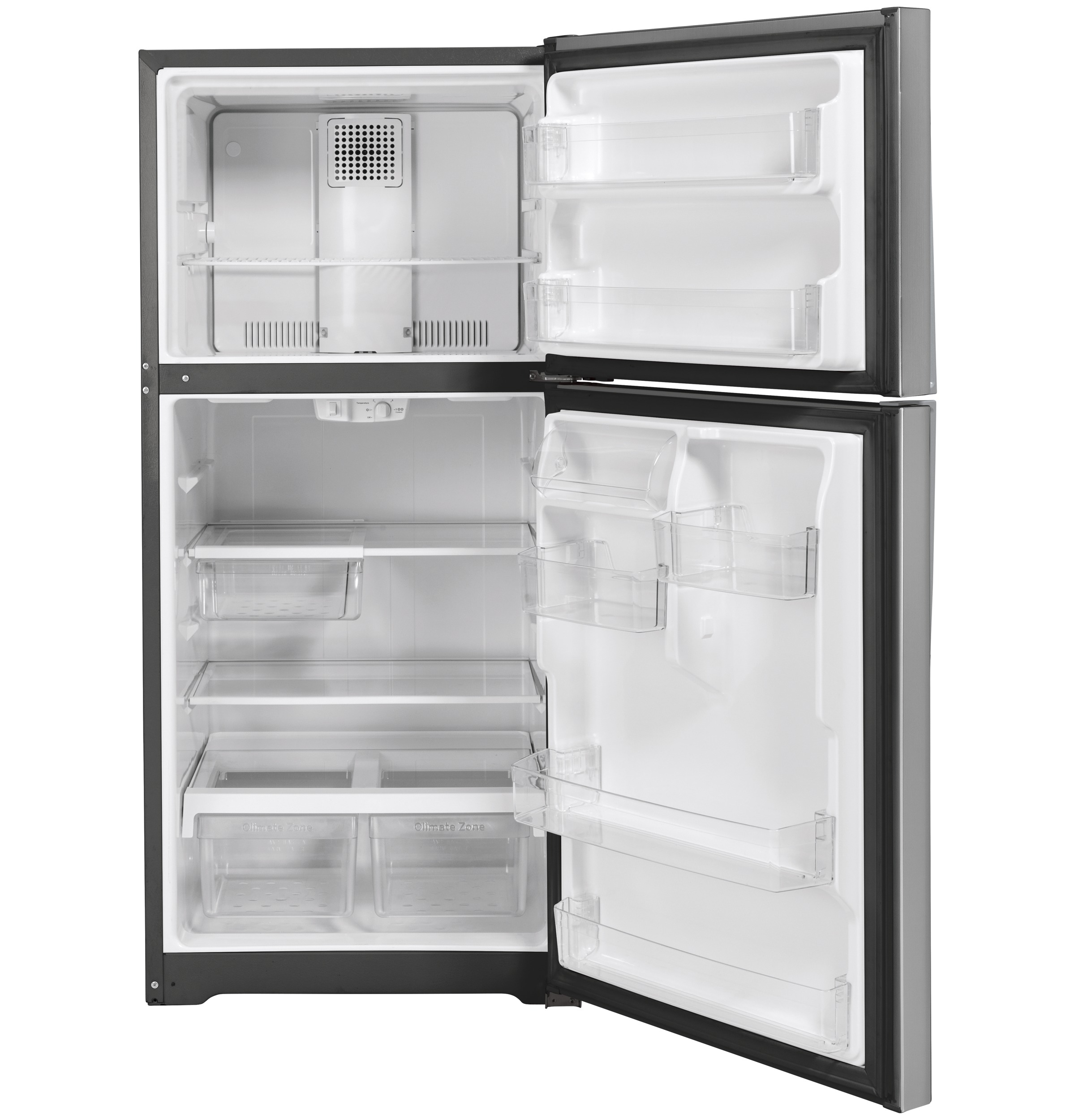 Model: GTE19JSNRSS - S/D | GE GE® ENERGY STAR® 19.2 Cu. Ft. Top-Freezer Refrigerator