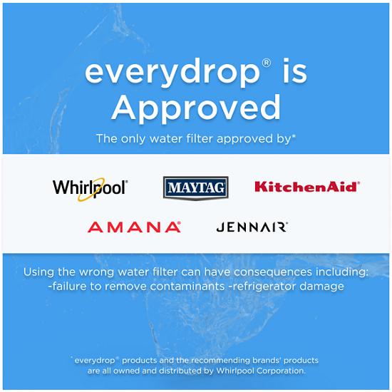 Model: EDR7D1 | EveryDrop everydrop® Refrigerator Water Filter 7 - EDR7D1 (Pack of 1)