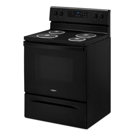 Whirlpool 4.8 Cu. Ft. Freestanding Electric Range with Keep Warm Setting  Stainless Steel WFC150M0JS - Best Buy