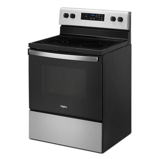 Whirlpool 5.3 cu. ft. electric range with Keep Warm Setting.