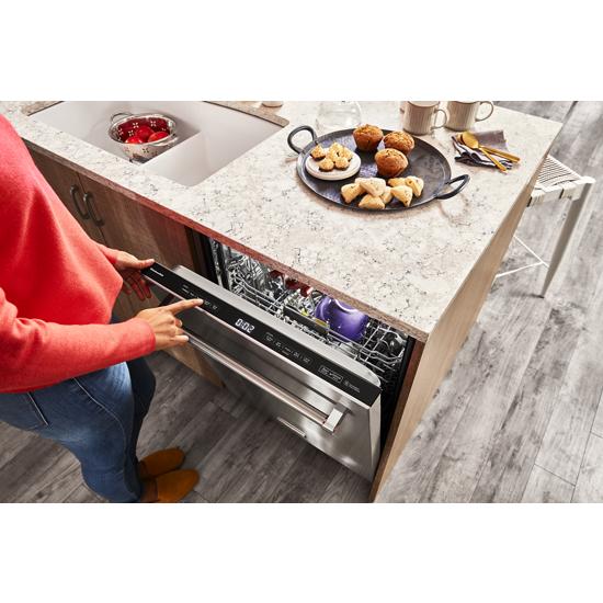 KitchenAid KDTM704KPS 44 dBA Dishwasher with FreeFlex™ Third Rack