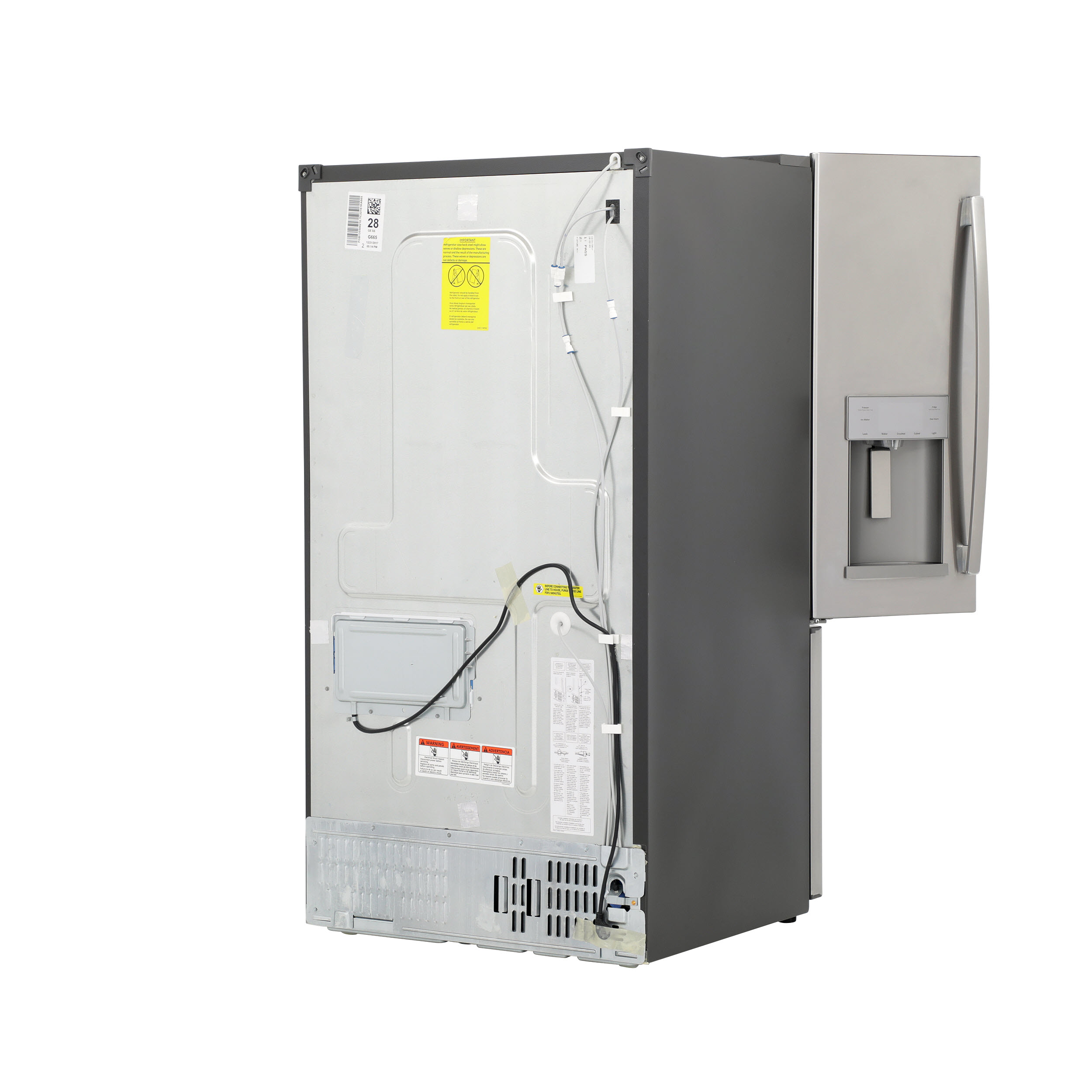 GE GFE28GYNFS GE® ENERGY STAR® 27.7 Cu. Ft. Fingerprint Resistant