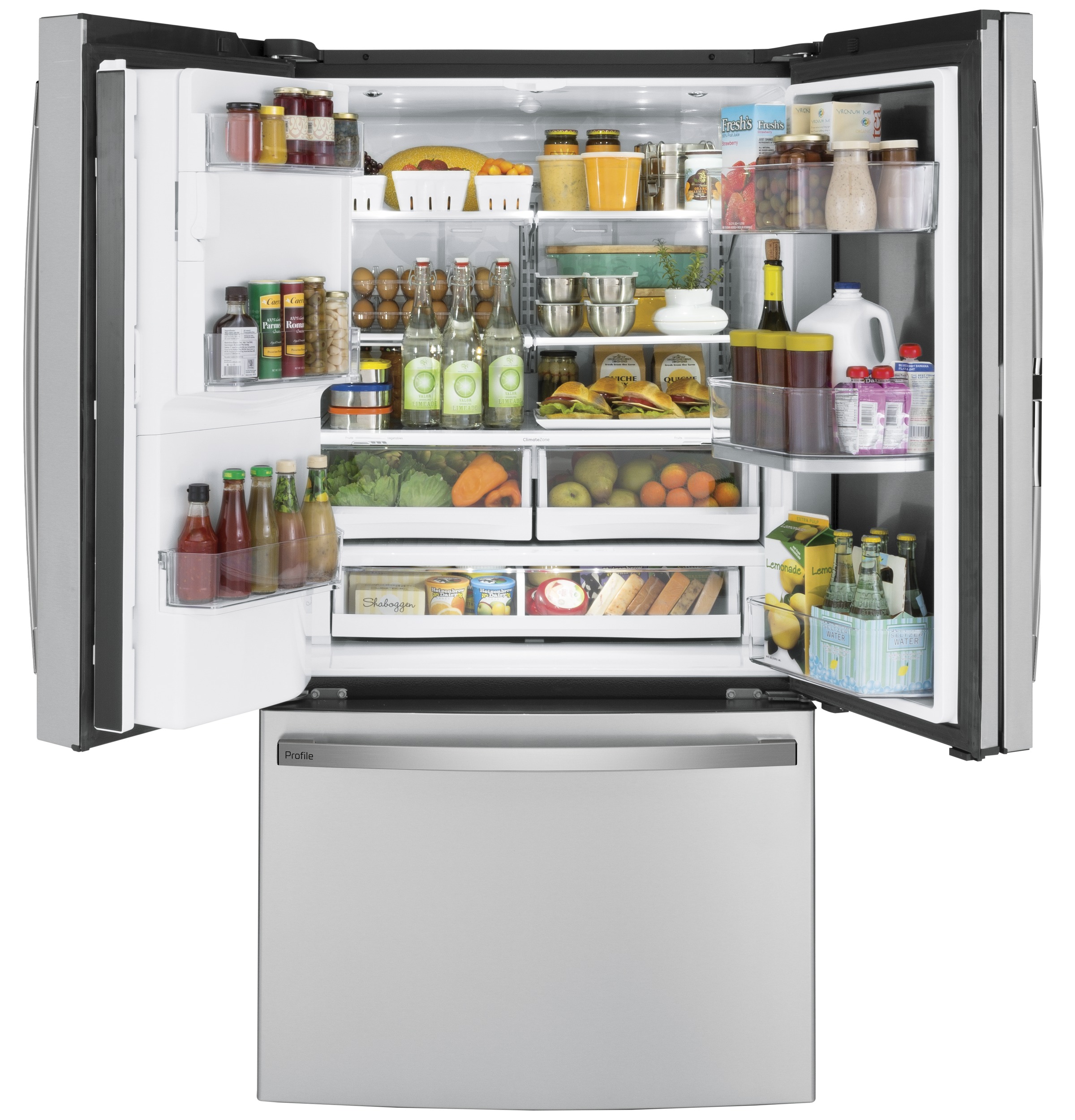 GE Profile 27.7 Cu. Ft. French-Door Refrigerator with Hands-Free