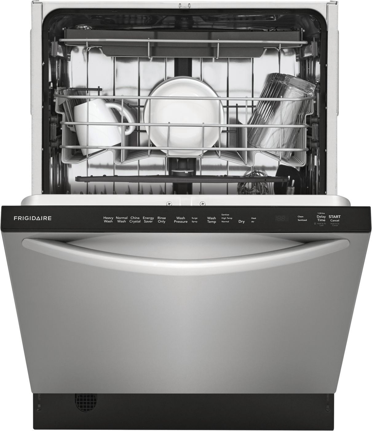 frigidaire dishwasher time