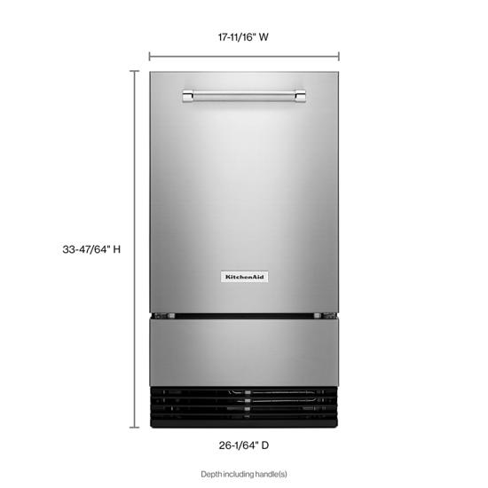 KitchenAid KitchenAid® 18" Outdoor Automatic Ice Maker