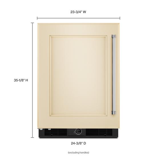 Model: KURL104EPA | KitchenAid 24" Panel Ready Undercounter Refrigerator