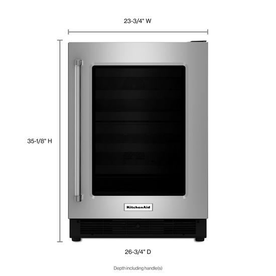 KitchenAid KURR204ESB 24