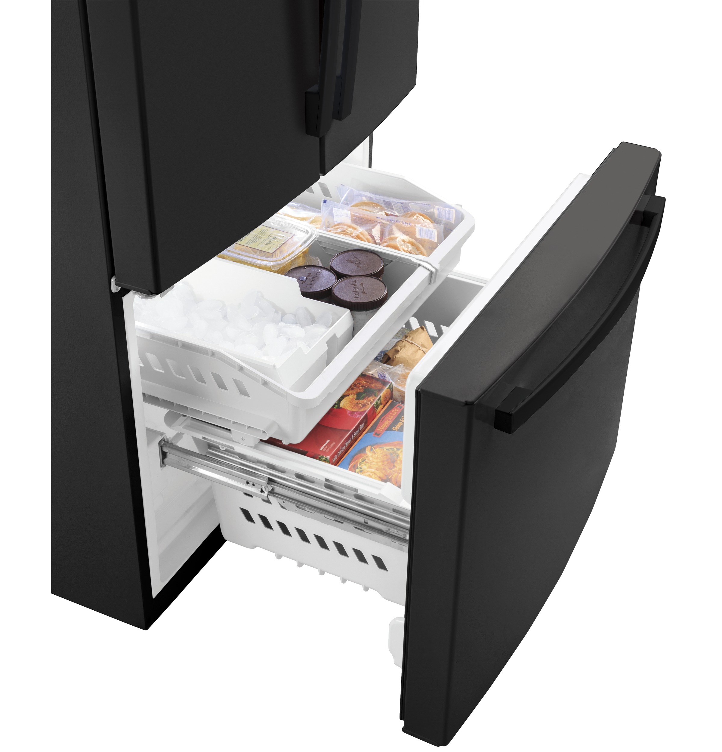 GE GNE27JGMBB GE® ENERGY STAR® 27.0 Cu. Ft. FrenchDoor