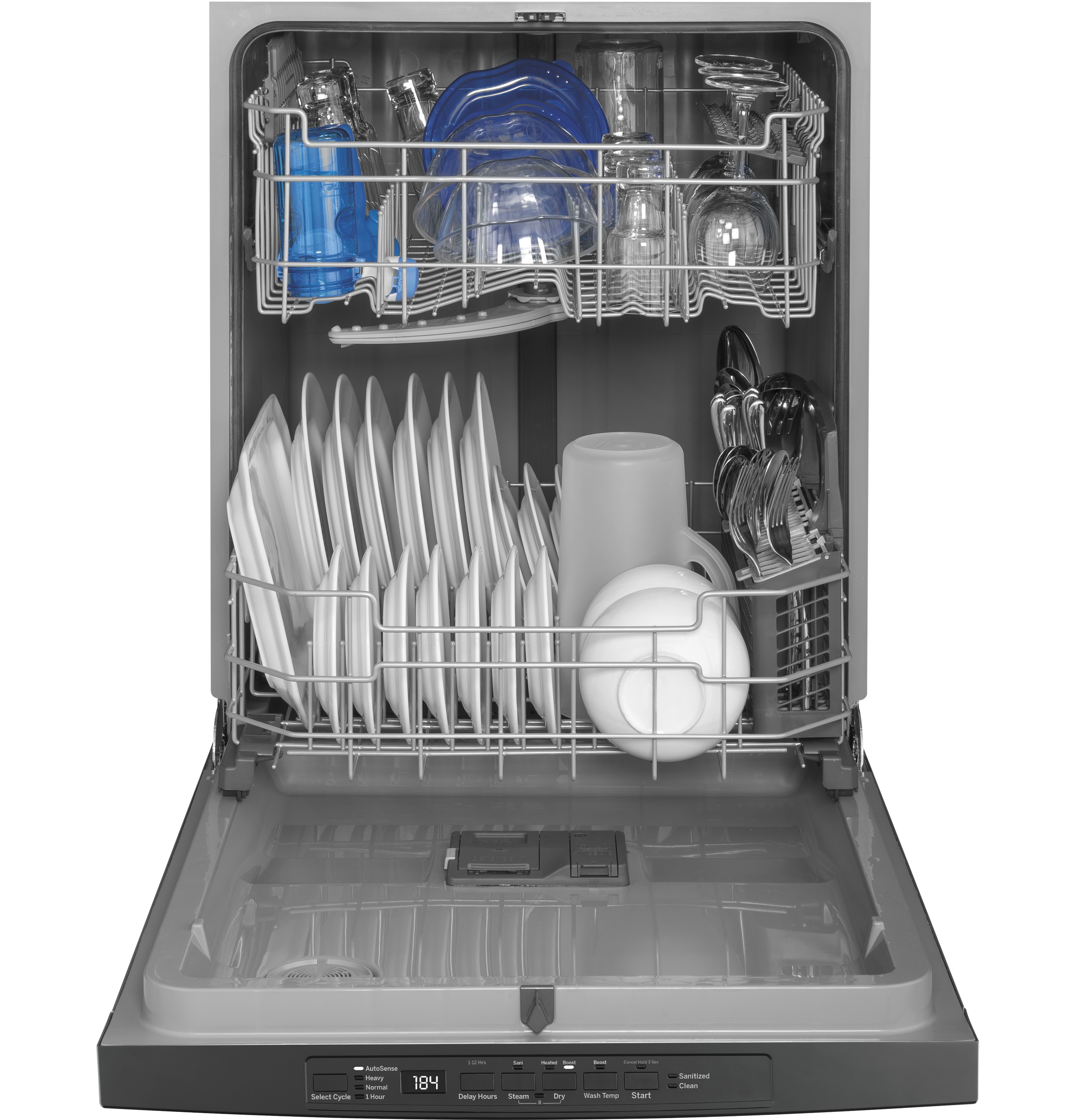 GE GDT530PSPSS GE® Top Control with Plastic Interior Dishwasher