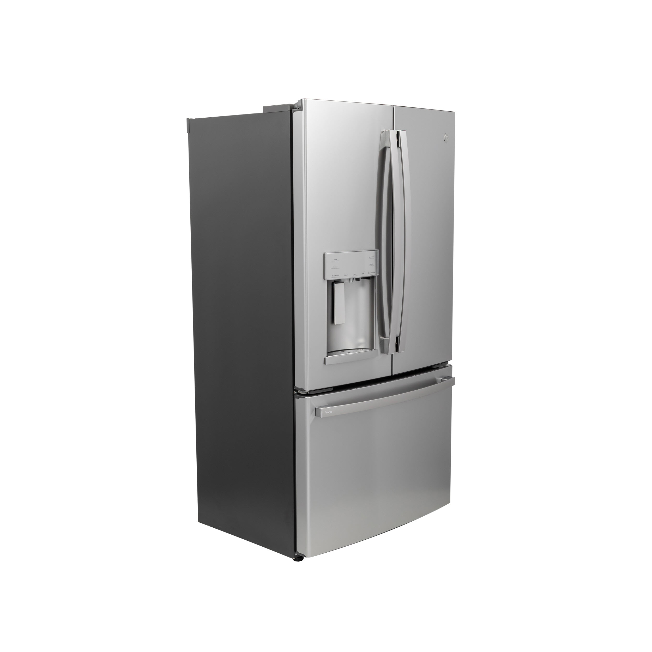 Model: PYE22PYNFS | Profile GE Profile™ Series ENERGY STAR® 22.1 Cu. Ft. Smart Counter-Depth Fingerprint Resistant French-Door Refrigerator with Keurig® K-Cup® Brewing System