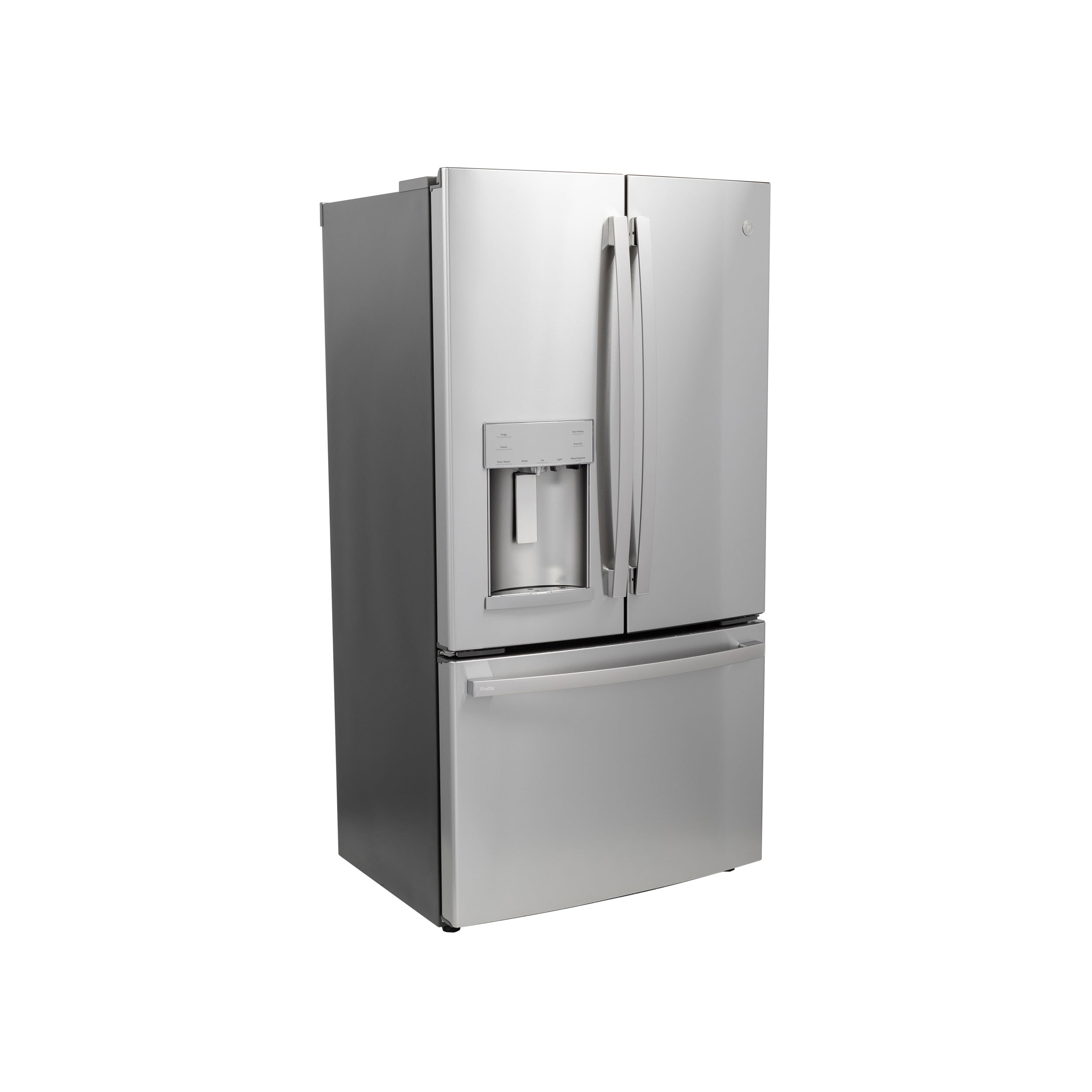 Model: PYE22PYNFS | Profile GE Profile™ Series ENERGY STAR® 22.1 Cu. Ft. Smart Counter-Depth Fingerprint Resistant French-Door Refrigerator with Keurig® K-Cup® Brewing System