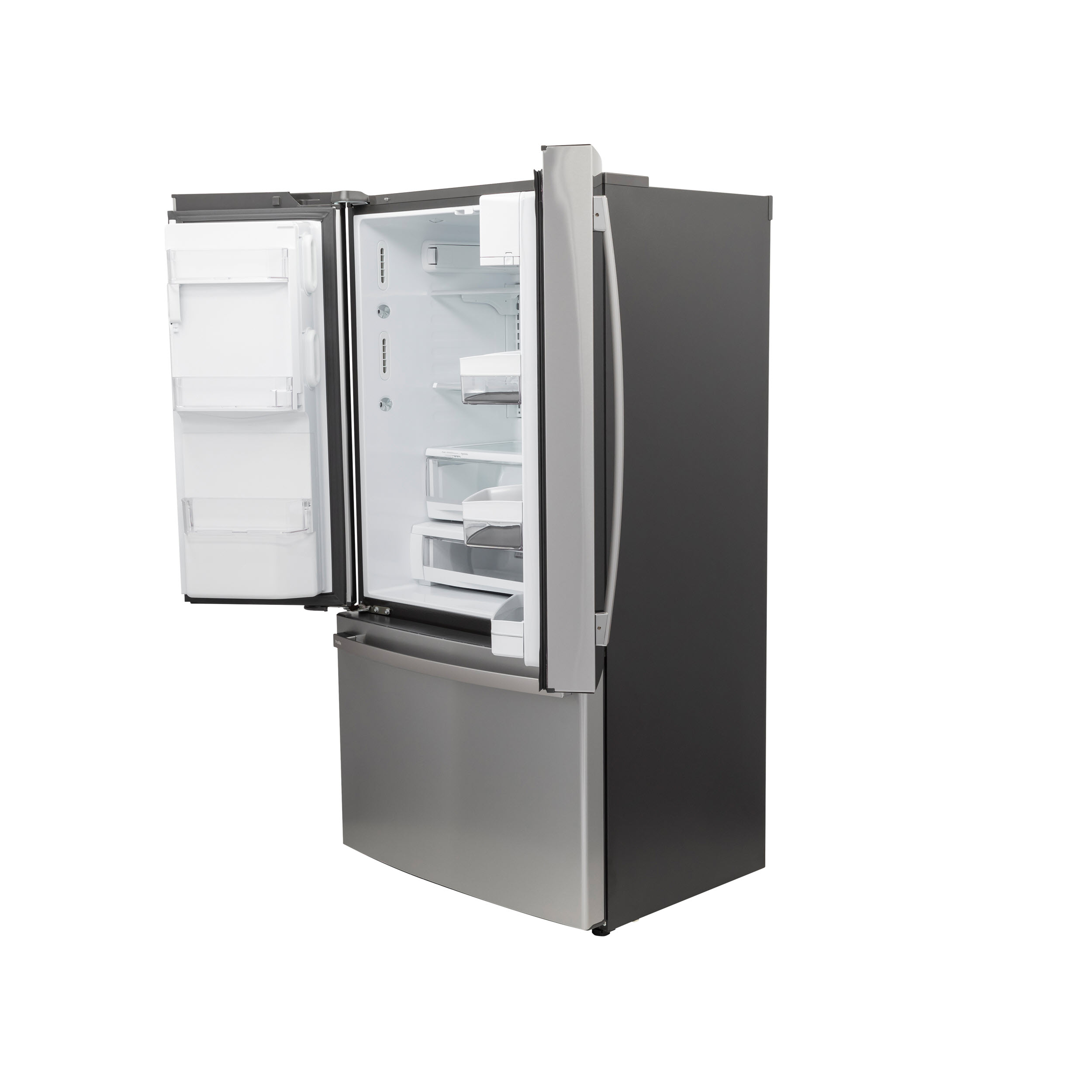 Model: PYE22PYNFS | Profile GE Profile™ Series ENERGY STAR® 22.1 Cu. Ft. Smart Counter-Depth Fingerprint Resistant French-Door Refrigerator with Keurig® K-Cup® Brewing System
