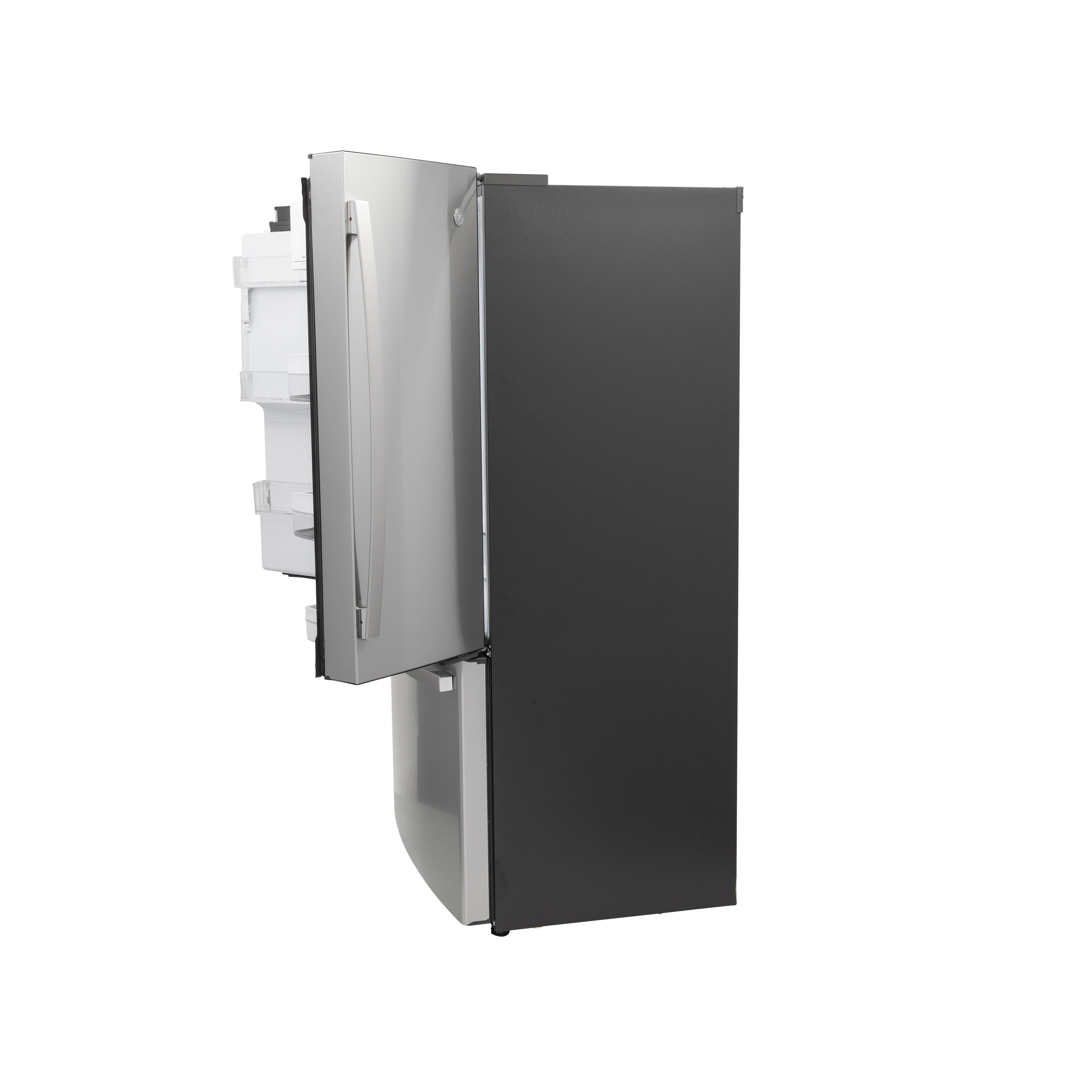 Model: PYE22PYNFS | Profile GE Profile™ Series ENERGY STAR® 22.1 Cu. Ft. Smart Counter-Depth Fingerprint Resistant French-Door Refrigerator with Keurig® K-Cup® Brewing System