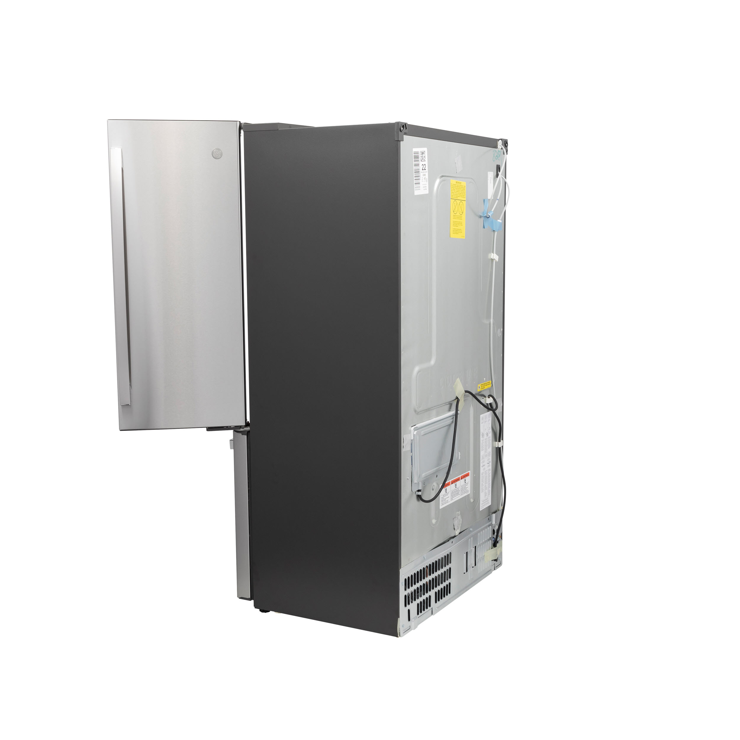 Model: PYE22PYNFS | Profile GE Profile™ Series ENERGY STAR® 22.1 Cu. Ft. Smart Counter-Depth Fingerprint Resistant French-Door Refrigerator with Keurig® K-Cup® Brewing System