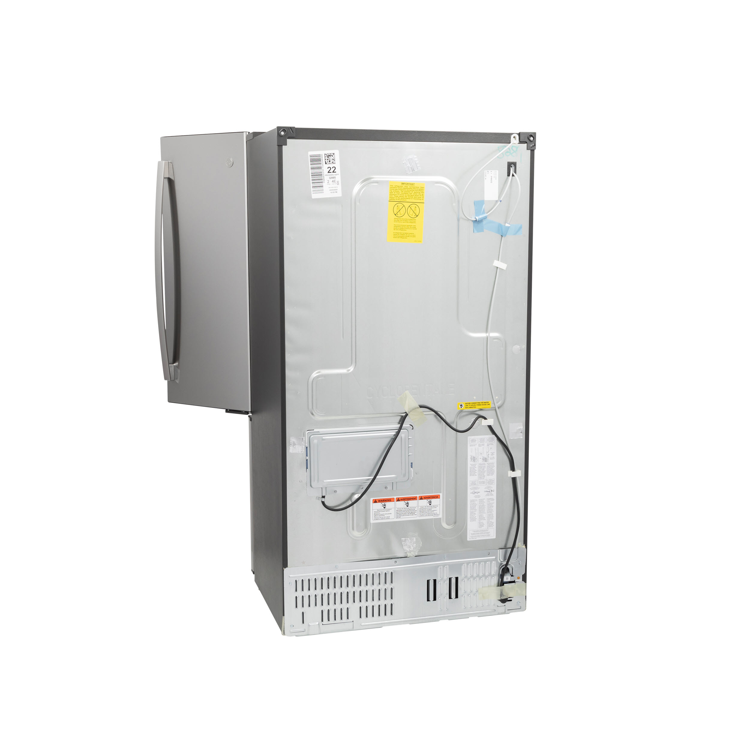 Model: PYE22PYNFS | Profile GE Profile™ Series ENERGY STAR® 22.1 Cu. Ft. Smart Counter-Depth Fingerprint Resistant French-Door Refrigerator with Keurig® K-Cup® Brewing System