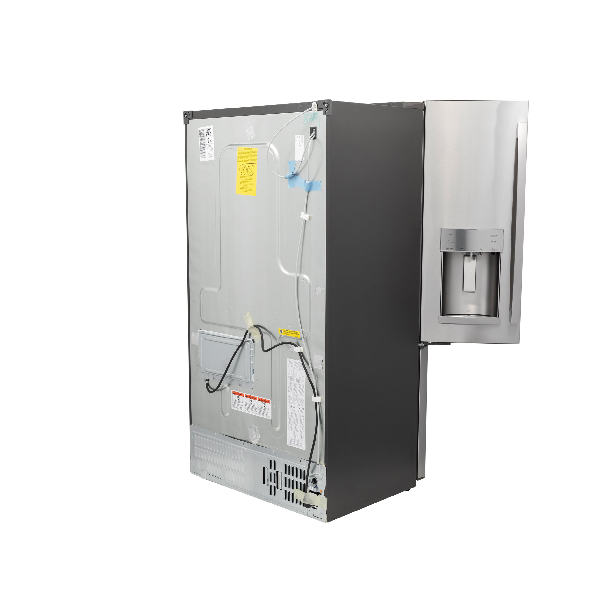 Model: PYE22PYNFS | Profile GE Profile™ Series ENERGY STAR® 22.1 Cu. Ft. Smart Counter-Depth Fingerprint Resistant French-Door Refrigerator with Keurig® K-Cup® Brewing System