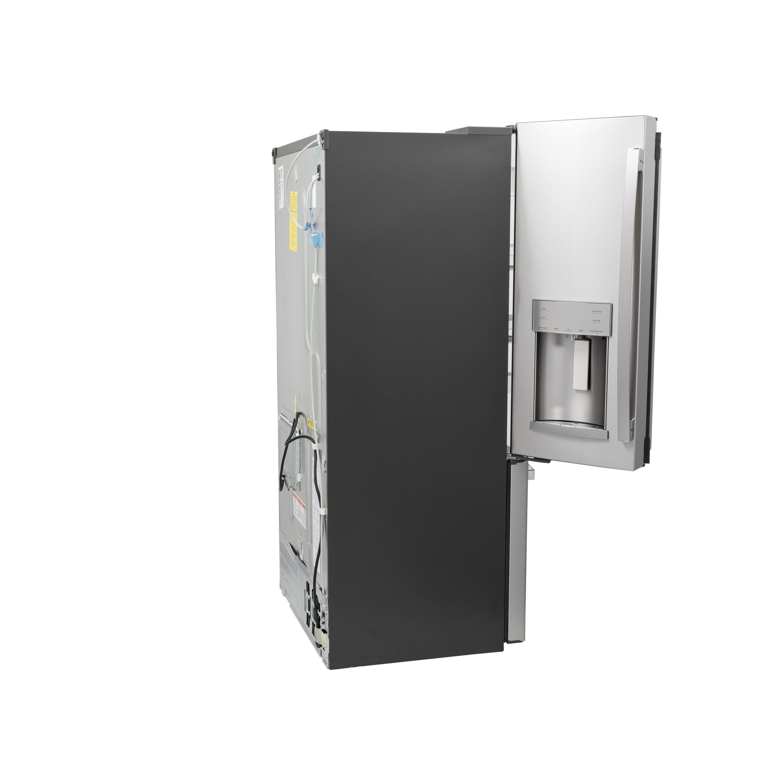 Model: PYE22PYNFS | Profile GE Profile™ Series ENERGY STAR® 22.1 Cu. Ft. Smart Counter-Depth Fingerprint Resistant French-Door Refrigerator with Keurig® K-Cup® Brewing System