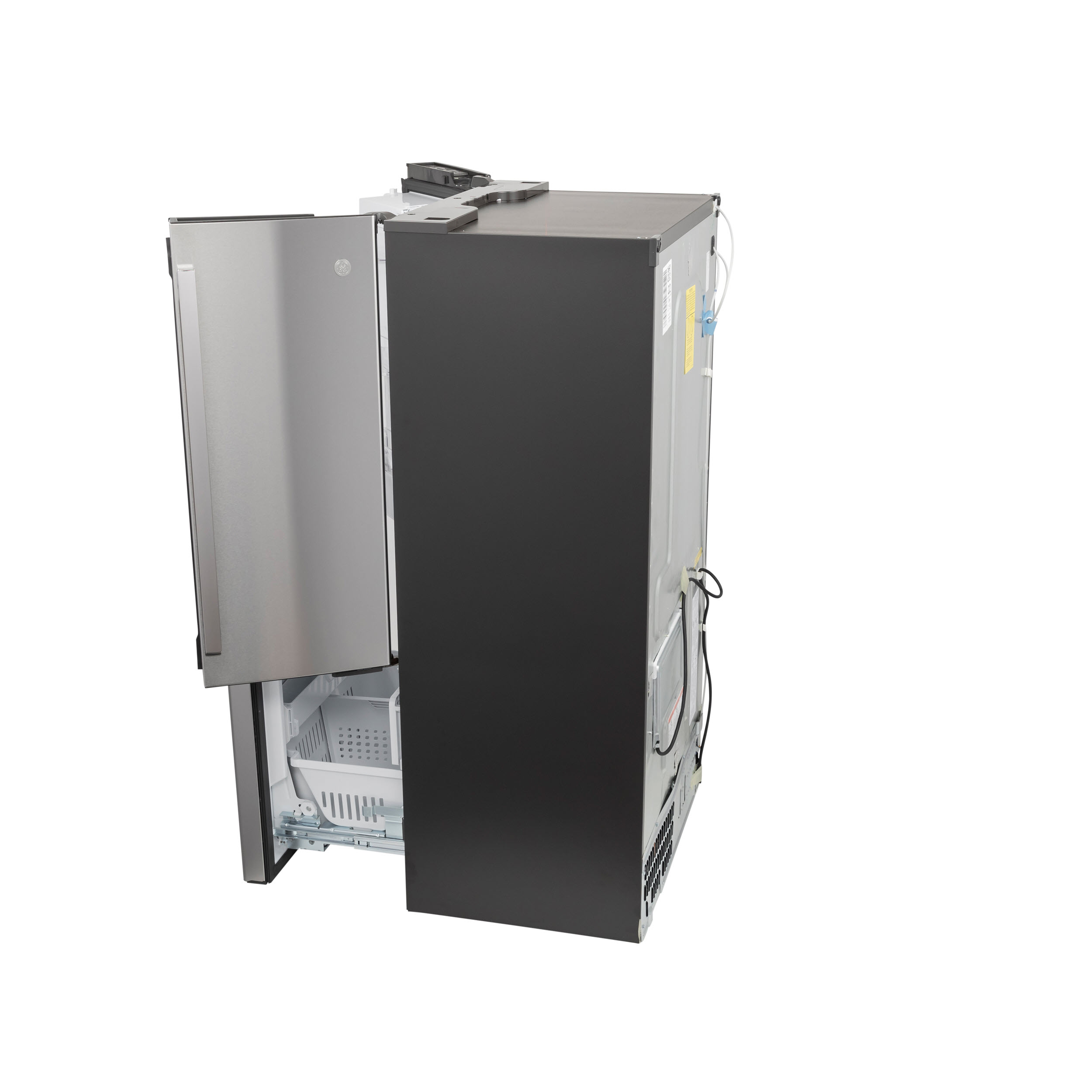 Model: PYE22PYNFS | Profile GE Profile™ Series ENERGY STAR® 22.1 Cu. Ft. Smart Counter-Depth Fingerprint Resistant French-Door Refrigerator with Keurig® K-Cup® Brewing System