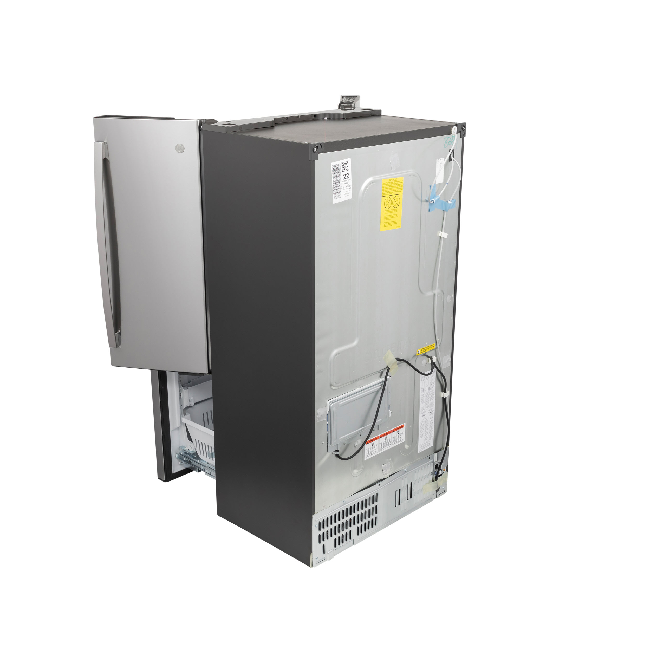 Model: PYE22PYNFS | Profile GE Profile™ Series ENERGY STAR® 22.1 Cu. Ft. Smart Counter-Depth Fingerprint Resistant French-Door Refrigerator with Keurig® K-Cup® Brewing System