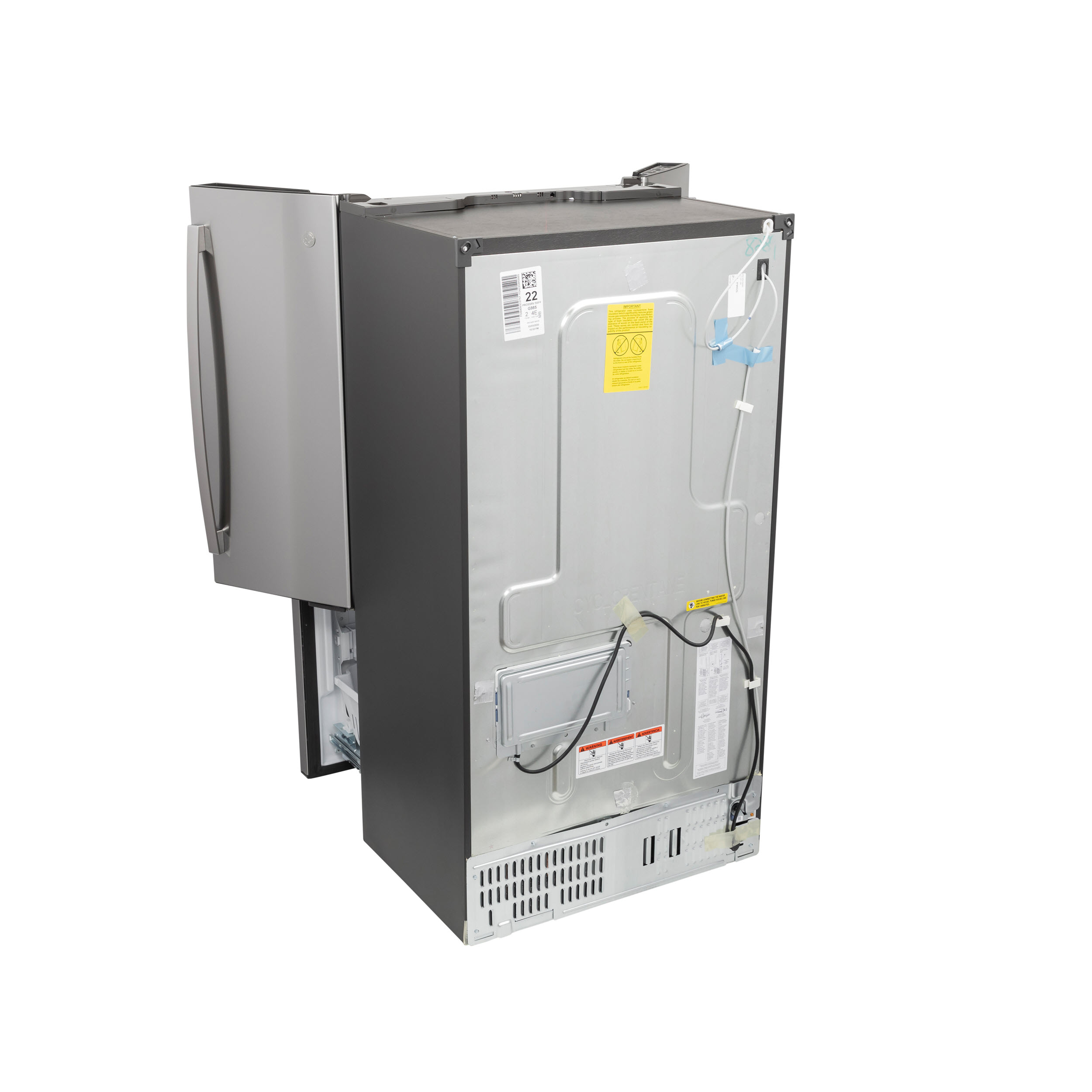 Model: PYE22PYNFS | Profile GE Profile™ Series ENERGY STAR® 22.1 Cu. Ft. Smart Counter-Depth Fingerprint Resistant French-Door Refrigerator with Keurig® K-Cup® Brewing System