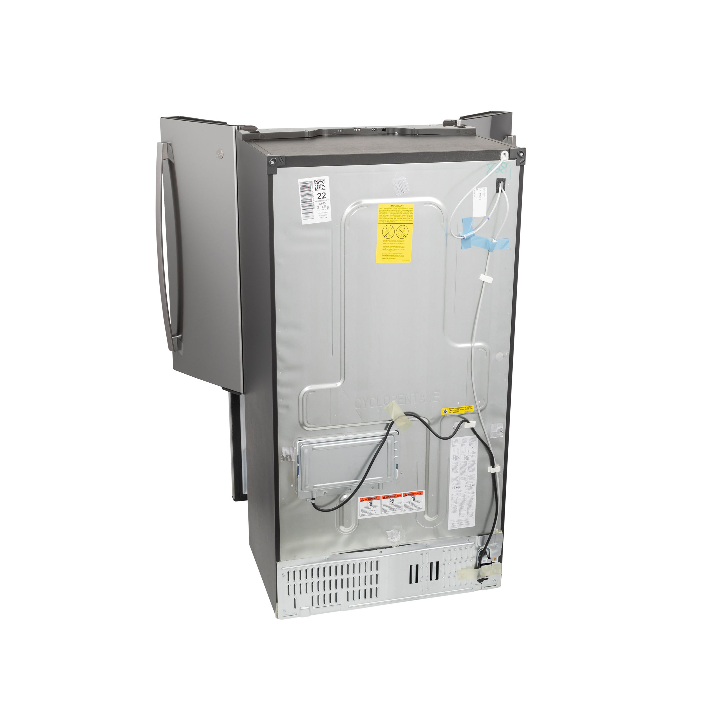 Model: PYE22PYNFS | Profile GE Profile™ Series ENERGY STAR® 22.1 Cu. Ft. Smart Counter-Depth Fingerprint Resistant French-Door Refrigerator with Keurig® K-Cup® Brewing System