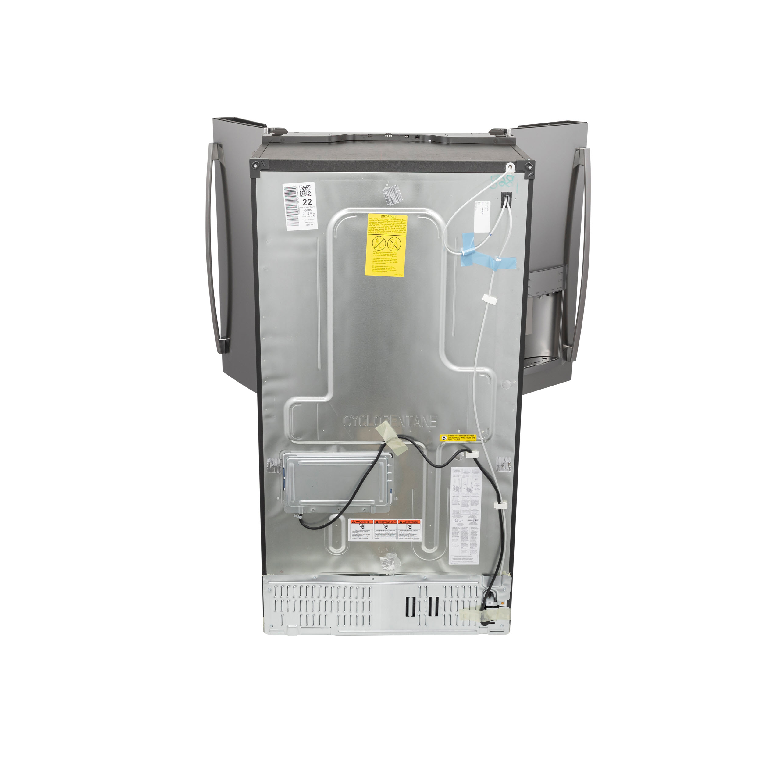 Model: PYE22PYNFS | Profile GE Profile™ Series ENERGY STAR® 22.1 Cu. Ft. Smart Counter-Depth Fingerprint Resistant French-Door Refrigerator with Keurig® K-Cup® Brewing System