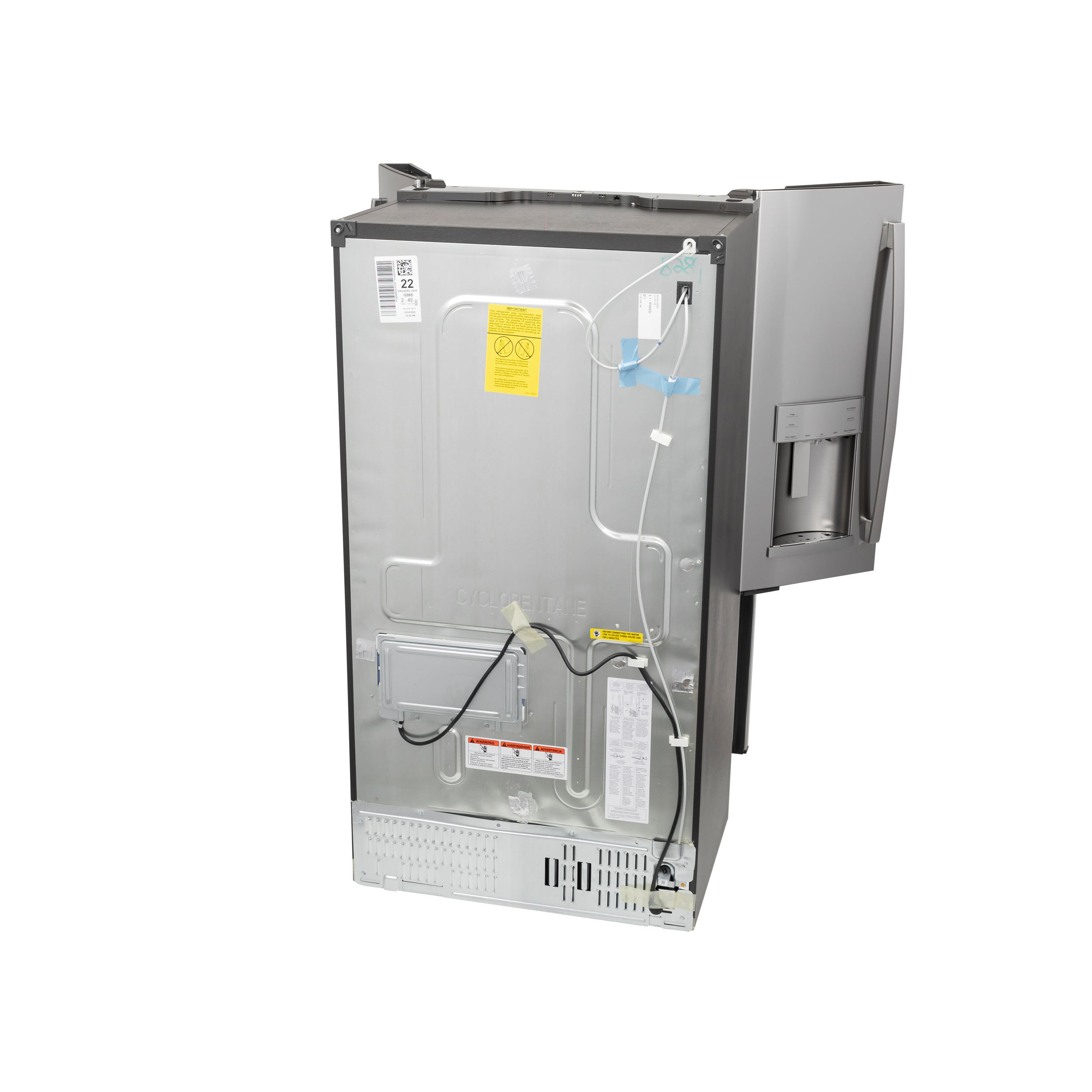 Model: PYE22PYNFS | Profile GE Profile™ Series ENERGY STAR® 22.1 Cu. Ft. Smart Counter-Depth Fingerprint Resistant French-Door Refrigerator with Keurig® K-Cup® Brewing System