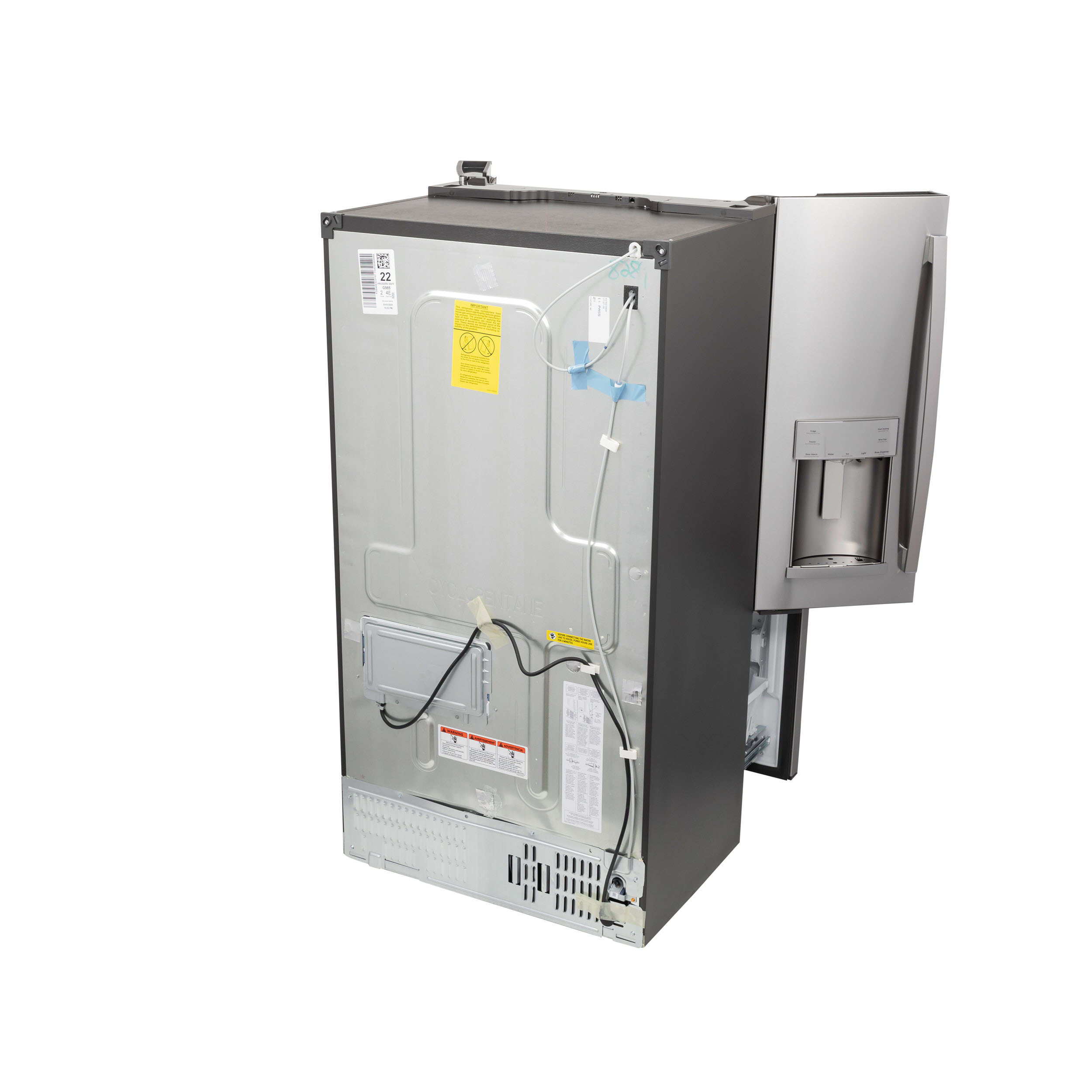 Model: PYE22PYNFS | Profile GE Profile™ Series ENERGY STAR® 22.1 Cu. Ft. Smart Counter-Depth Fingerprint Resistant French-Door Refrigerator with Keurig® K-Cup® Brewing System