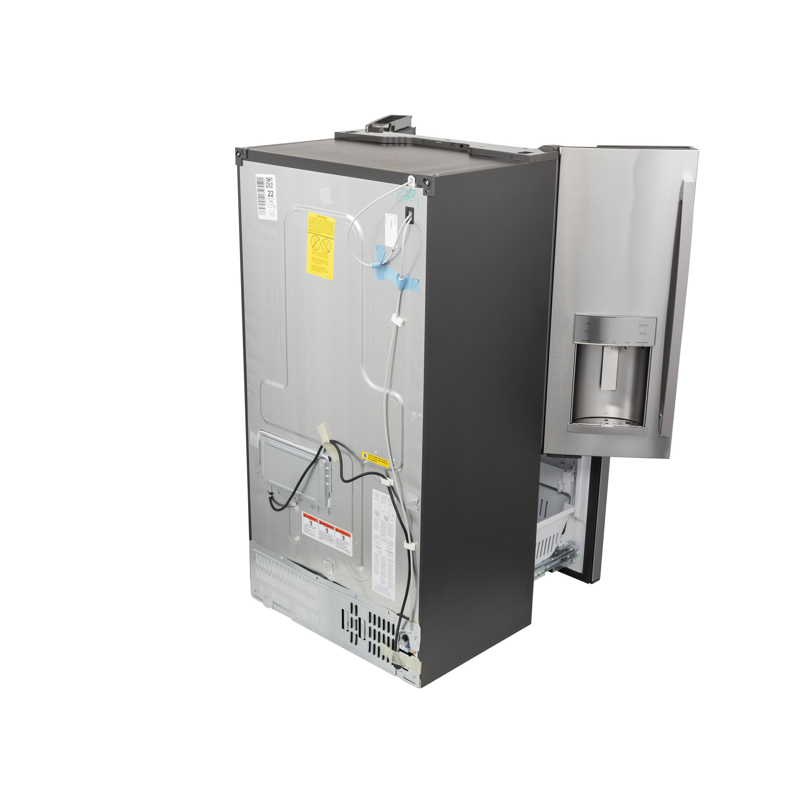 Model: PYE22PYNFS | Profile GE Profile™ Series ENERGY STAR® 22.1 Cu. Ft. Smart Counter-Depth Fingerprint Resistant French-Door Refrigerator with Keurig® K-Cup® Brewing System