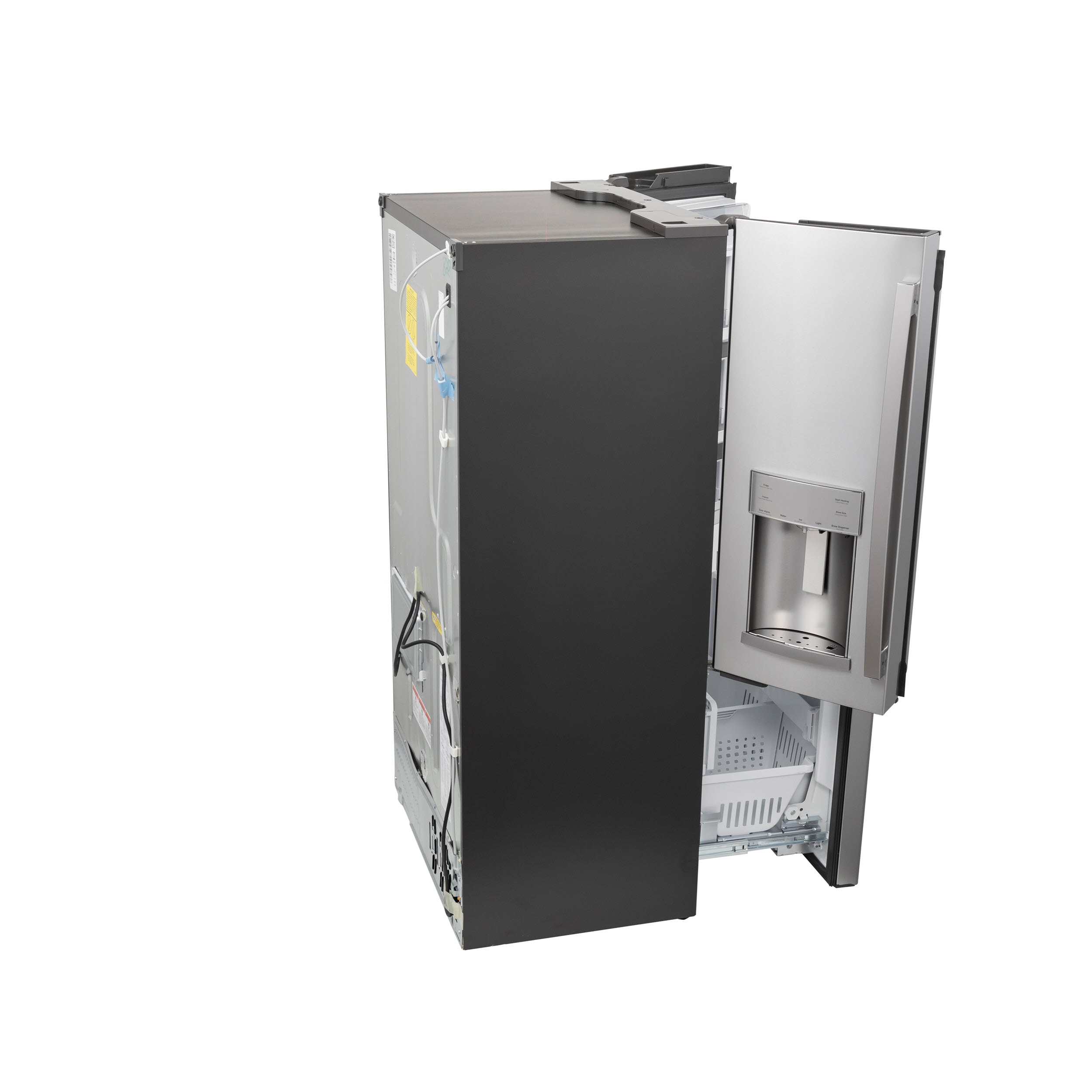 Model: PYE22PYNFS | Profile GE Profile™ Series ENERGY STAR® 22.1 Cu. Ft. Smart Counter-Depth Fingerprint Resistant French-Door Refrigerator with Keurig® K-Cup® Brewing System