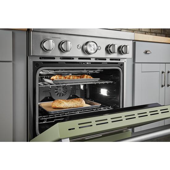 Model: KFDC500JAV | KitchenAid KitchenAid® 30'' Smart Commercial-Style Dual Fuel Range with 4 Burners
