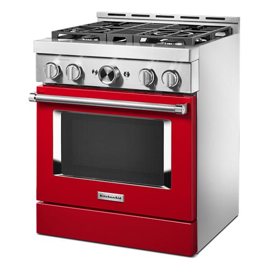 KITCHENAID(R) 30'' Smart Commercial-Style Gas Range - KFGC500JPA