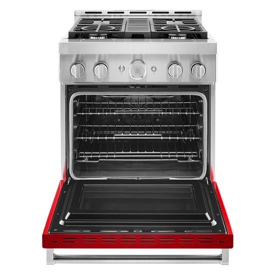 Model: KFGC500JPA | KitchenAid KitchenAid® 30'' Smart Commercial-Style Gas Range with 4 Burners