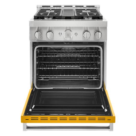 Model: KFGC500JYP | KitchenAid KitchenAid® 30'' Smart Commercial-Style Gas Range with 4 Burners