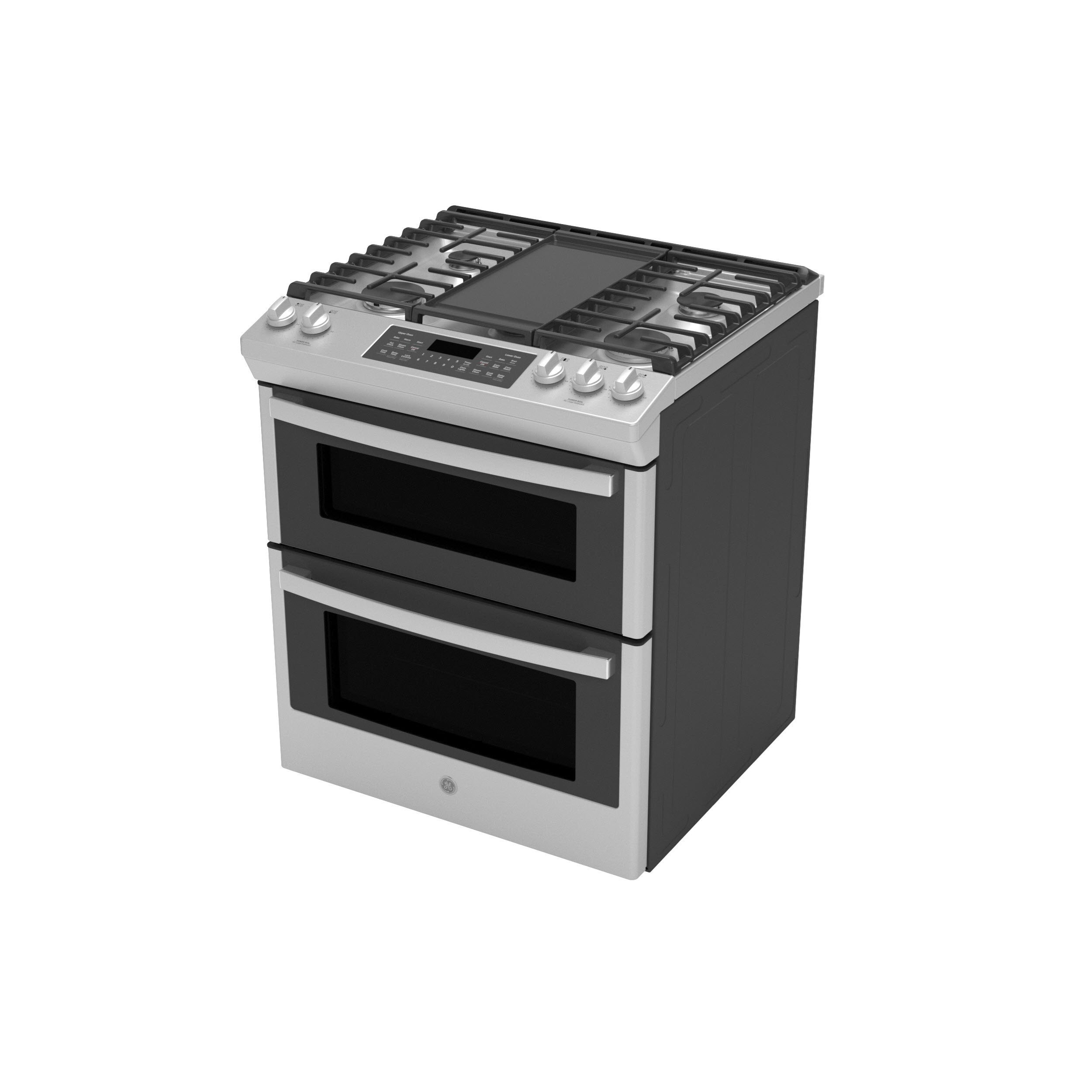 GE JGSS86SPSS GE® 30" SlideIn Front Control Gas Double Oven Range