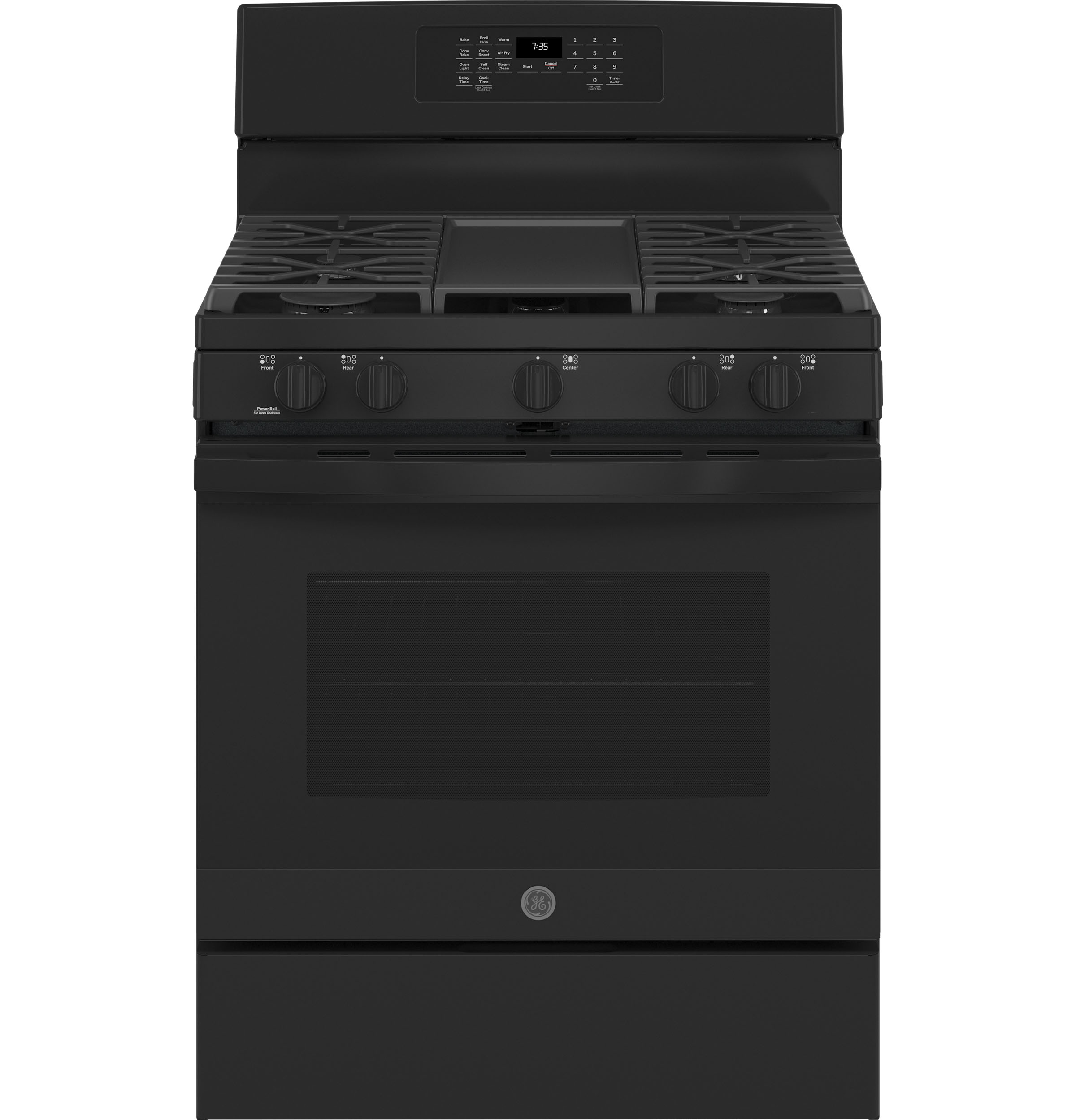 GE GE® 30" Free-Standing Gas Convection Range with No Preheat Air Fry