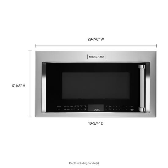 Kitchenaid Kmhc319kps 30 1000 Watt Microwave Hood Combination With Convection Cooking Kmhc319kps Voss Tv Appliance